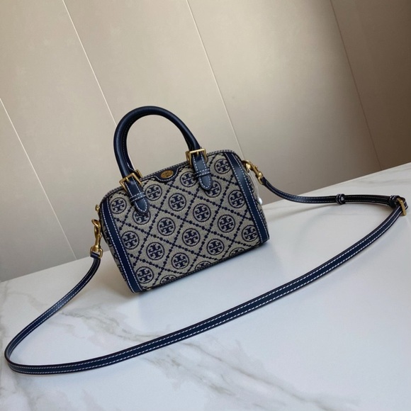 Tory burch classic old flower small Boston pillow bag - Picture 4 of 9